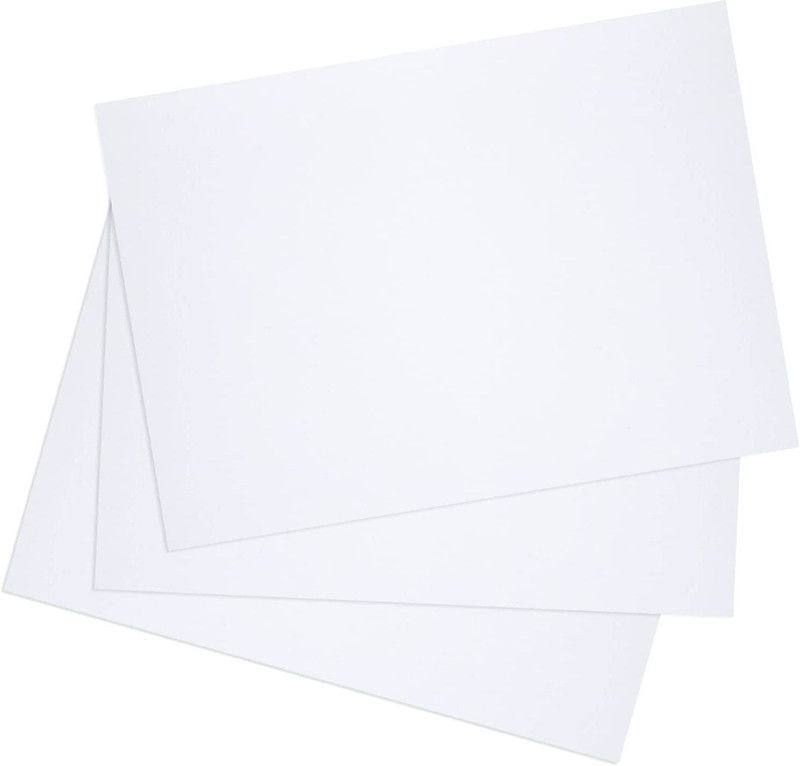 KRASHTIC A4 Size Ivory Sheet 300 GSM Pack of 20 Sheet For School and Assignment Work Plain A4 300 gsm Drawing Paper  (Set of 20, White)
