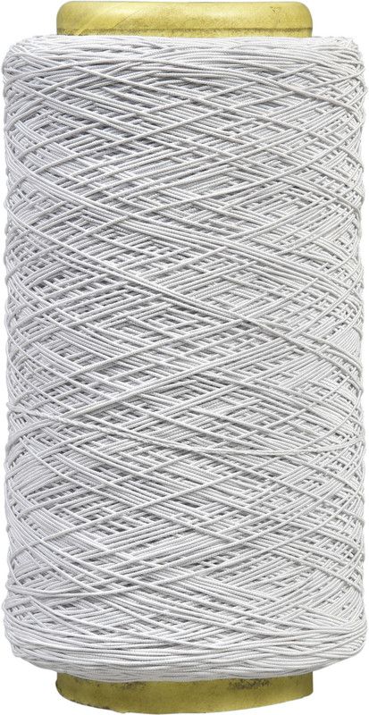 3tee Elastic Thread and Cord White Elastic  (200 m)