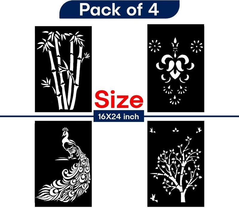 JAZZIKA Painting Wall Stencils PATTERN:- 