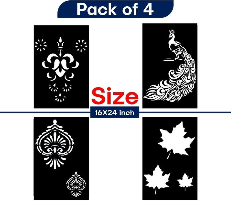 JAZZIKA Painting Wall Stencils PATTERN:- 
