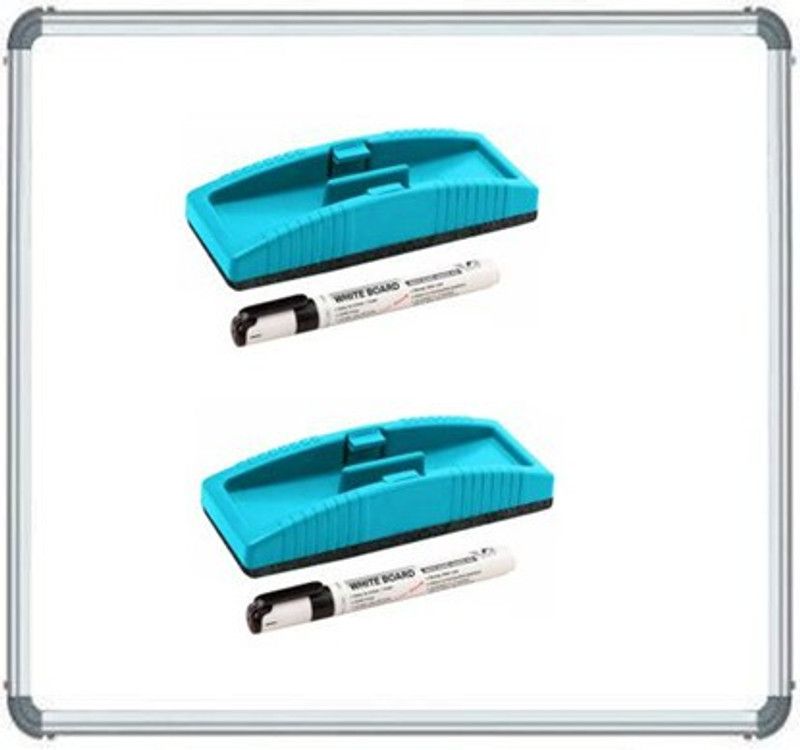 Homedmart Non Magnetic Whiteboards  (Set of: 2, White, Green)