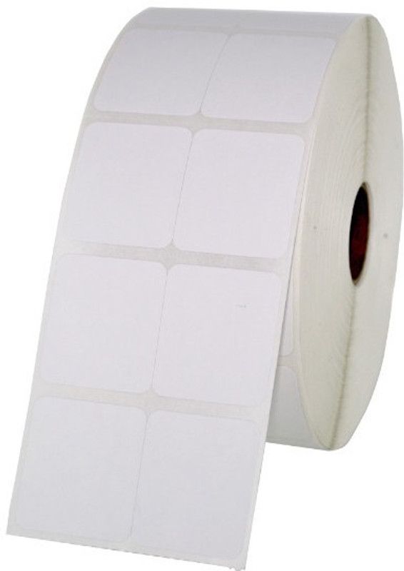 youtech Labels Sticker Size,50x30, (2" inch Across (Core Size) 1.Roll - 3000 Labels chromo Paper Label  (White)