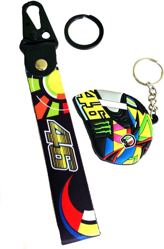 ShopTalk Doctor 46 Metel VR fabric with Helmet combo Key Chain