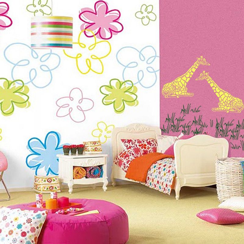 Arhat Stencils Jungle Tales ASR-E36 Glossy Pvc Stencil  (Pack of 2, Kids World)