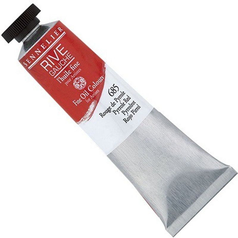 SENNELIER Rive Gauche Artist Oil Color 200 ml Pyrrole Red  (Set of 1, Pyrrole Red)