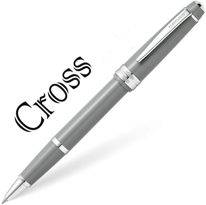 Cross BAILEY LIGHT POLISHED GRAY RESIN ROLLERBALL PEN Roller Ball Pen  (Black)