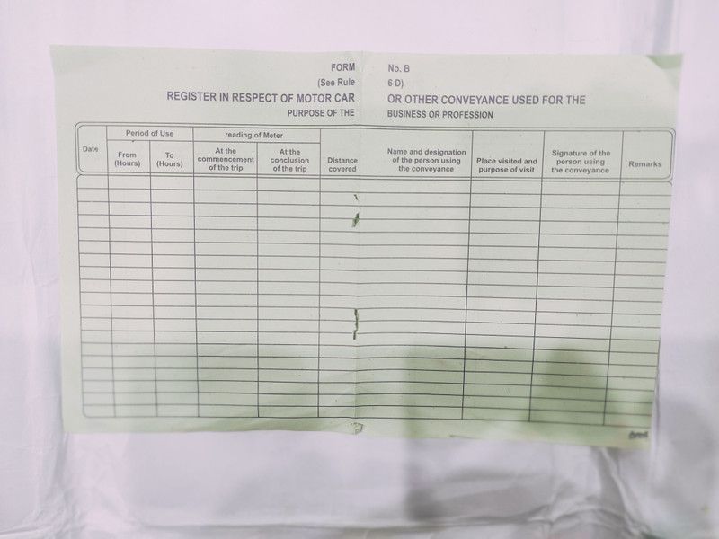 R K SALES Car Diary R K Car Diary Form B, 120 Pages, Pack of 1 2-Part Record Keeping Books  (1 Sets)