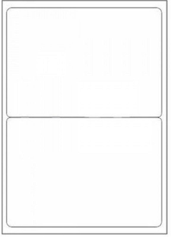 VMS Professional A4 Self Adhesive Paper Labels for Laser, Inkjet Printers - 200 Sheets (2 per Sheet) Self Adhesive Paper Label  (White)