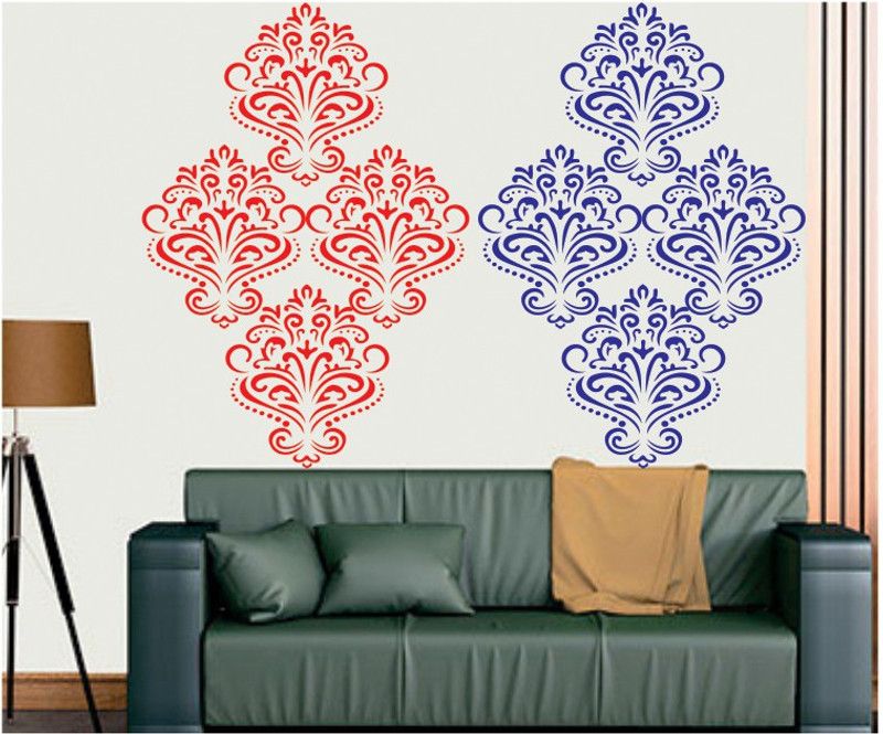 DECRONICS AMENDA Wall Design Stencils for Wall Painting (80-inch x 60-inch) AD-ST683 (16 * 24) Inch Reusable Wall Stencil Stencil  (Pack of 1, Painting Home Decor)
