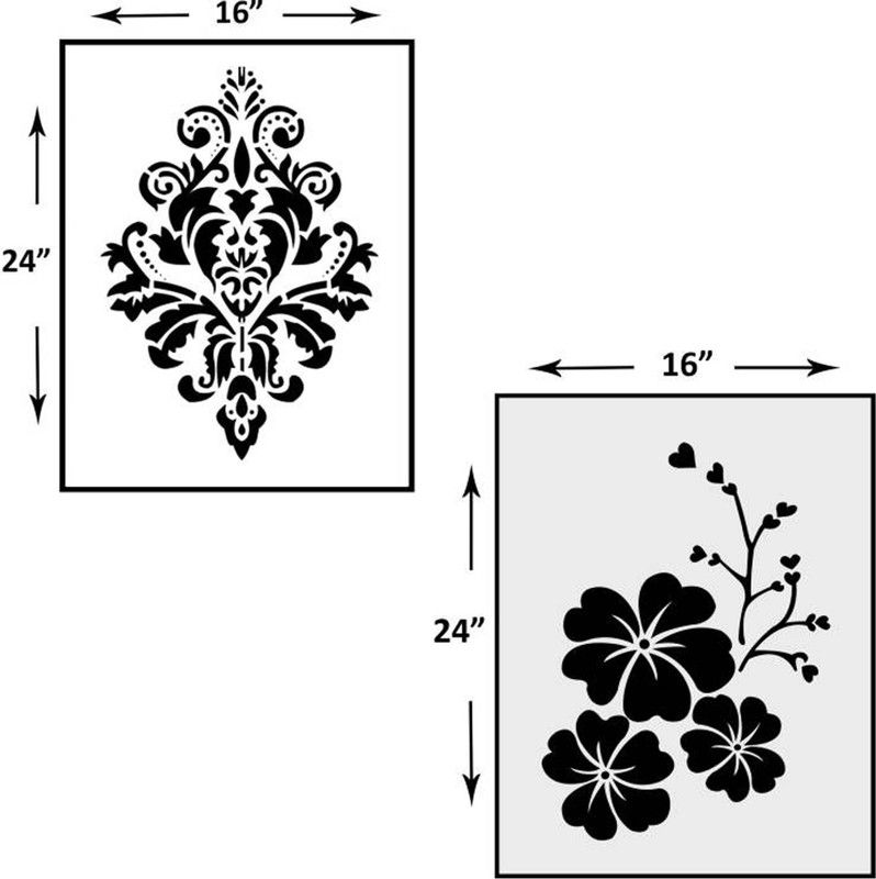HndB 40238-40130 Quilting Stencil  (Pack of 2)