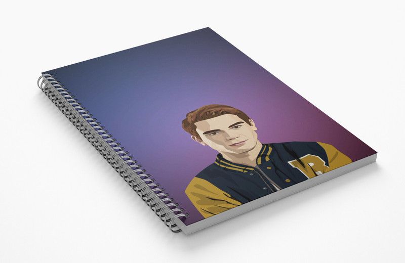 HeartInk Riverdale A5 Notebook Ruled 100 Pages  (Multicolor)