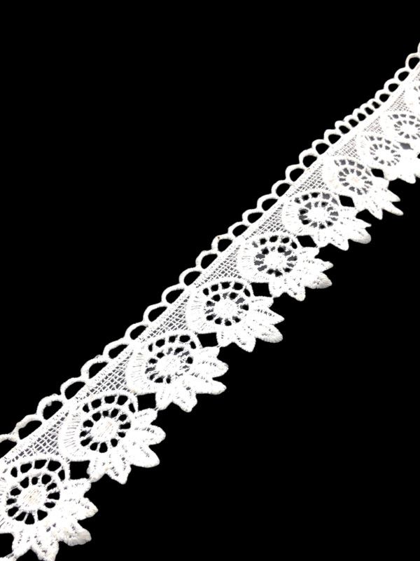 Kavmart KAV-GPO-6 HEAVY COTTON SPUN POLYSTER GPO LACES FOR DESIGNER OUTFITS NEW DESIGNES 10METERS Lace Reel  (Pack of 1)