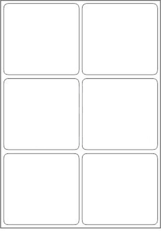 Novajet 6 A4 Size Sticker Paper Self-adhesive Paper Label  (White)