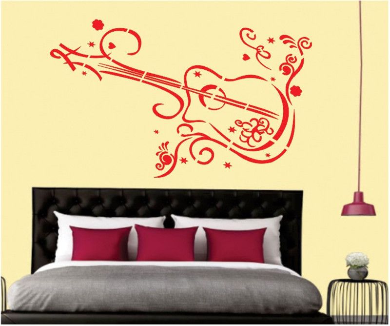 DECRONICS 90023 Wall Design Stencils for Wall Painting (128-inch x 94-inch) AD-ST670 (16 * 24) Inch Reusable Wall Stencil Stencil  (Pack of 1, Painting Home Decor)