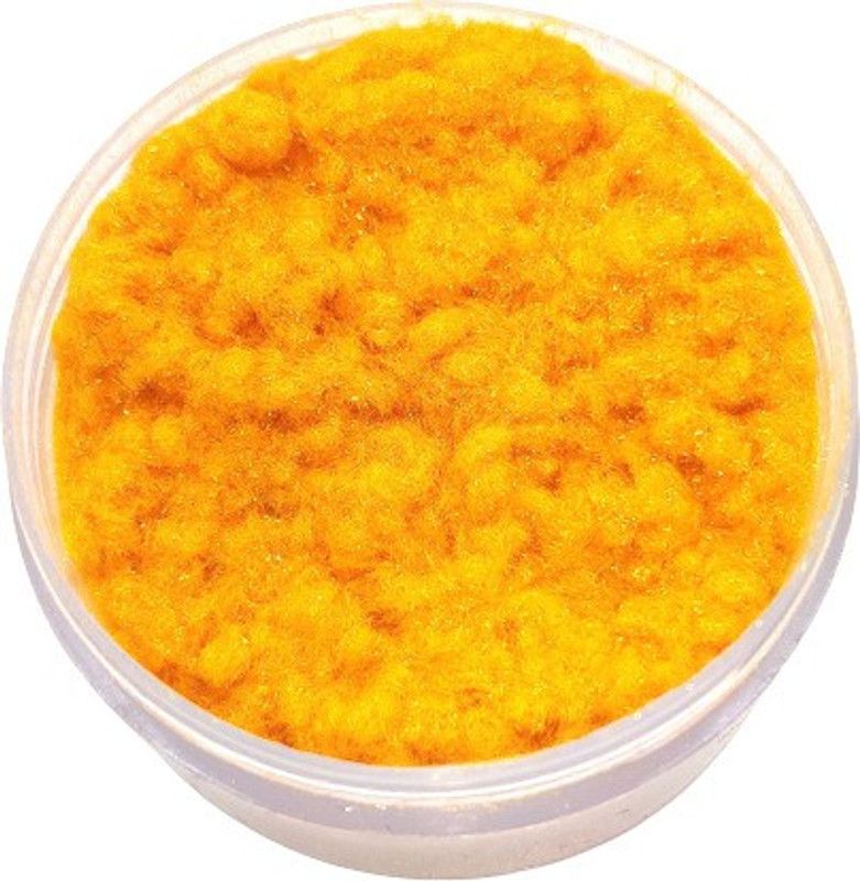 JHINTEMETIC 1.0 Oz ~ 200 ml Deep Yellow Flocking Powder for DIY Art & Craft Decorations