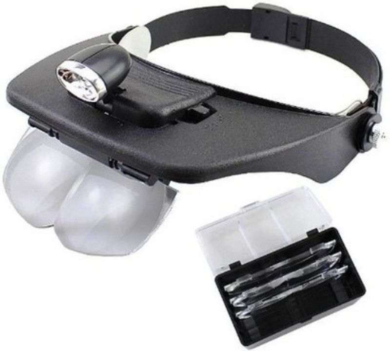 Abdullah Four Lens Magnifier 3.5x Magnifying Glass  (Black)