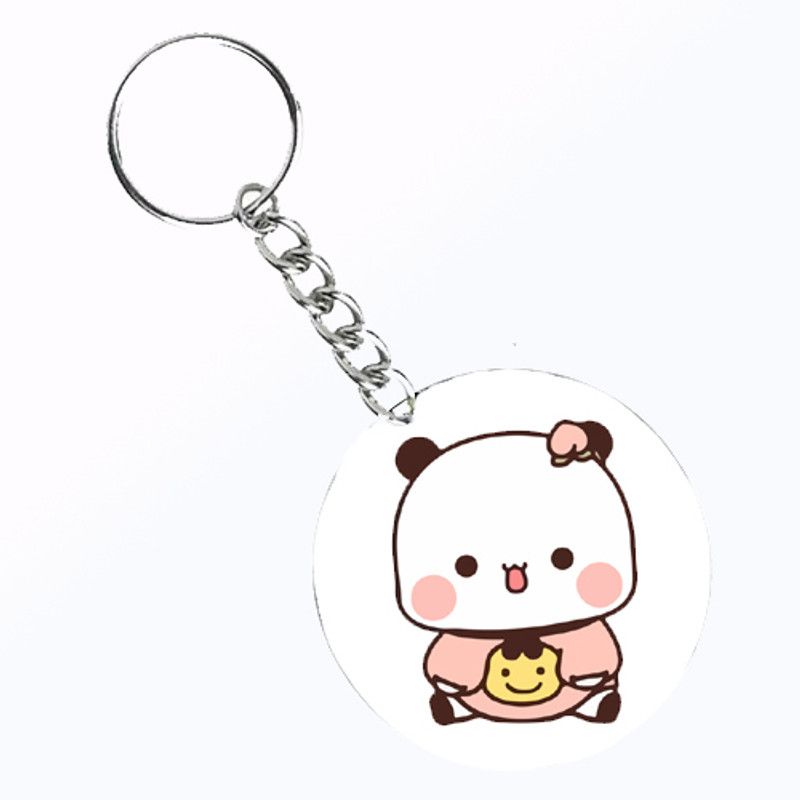 Shubham designer gallery Babu and Dadu circular key chain 20 - 01 Key Chain