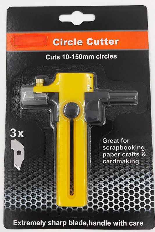 Prescent 10-150 mm Circle Cutter Tool Trimmer Round Knife for Cutting Paper Art and Craft Cutting Mat  (10 mm x 150 mm)