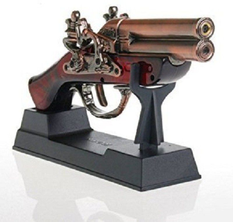 DN Creation Lighter_Gun Lighter_Gun Pocket Lighter  (Glossy Red Wine)