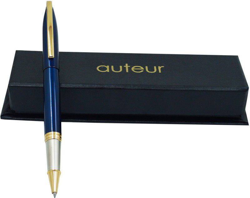 auteur 156 Blue Color , Fine Point, Smooth Writing, Premium Quality, Designer Roller Ball Pen  (Blue)
