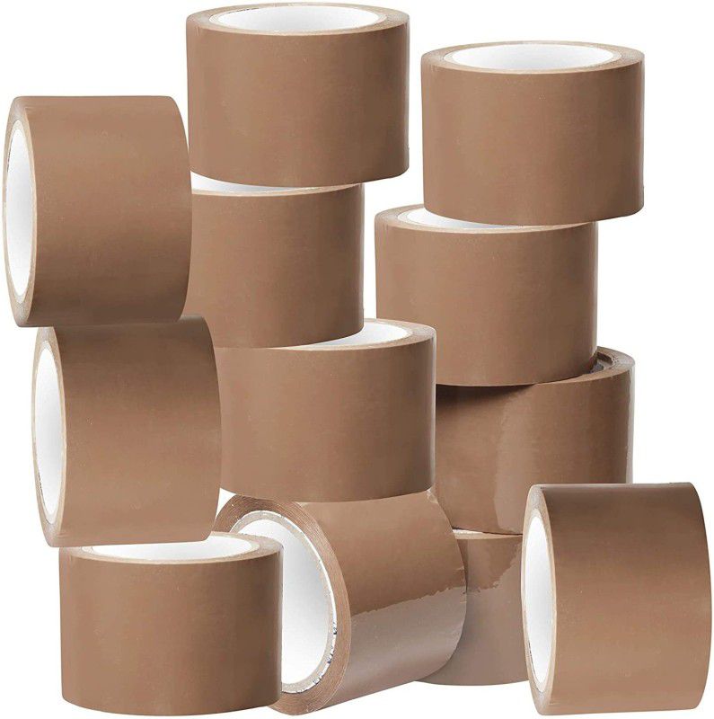 Filemax SINGLE SIDED handheld CELLOTAPE (Manual)  (Set of 12, Brown)