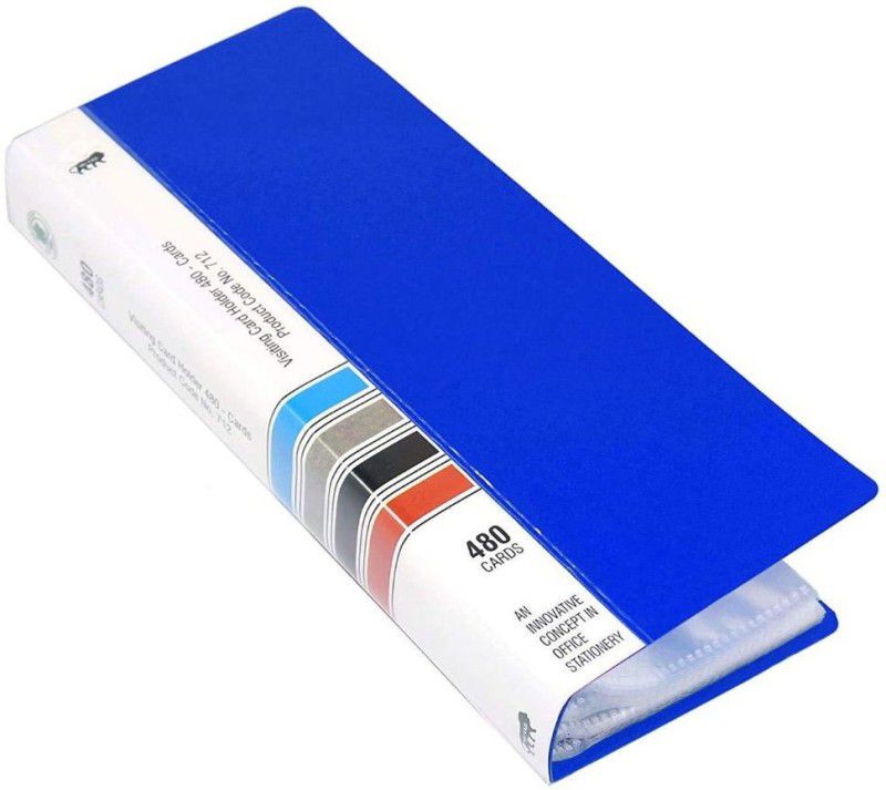 JSMSH PVC Card Folder File  (Set Of 1, Multicolor)