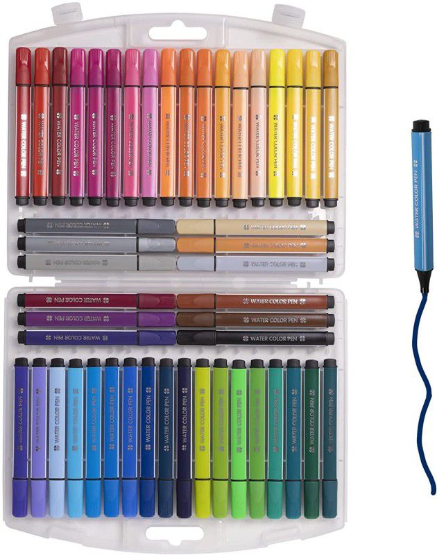 chahat Enterprise Colour sketch pen (48 sketchpen set) Fine Angular Nib Sketch Pen with Washable Ink  (Multicolor)