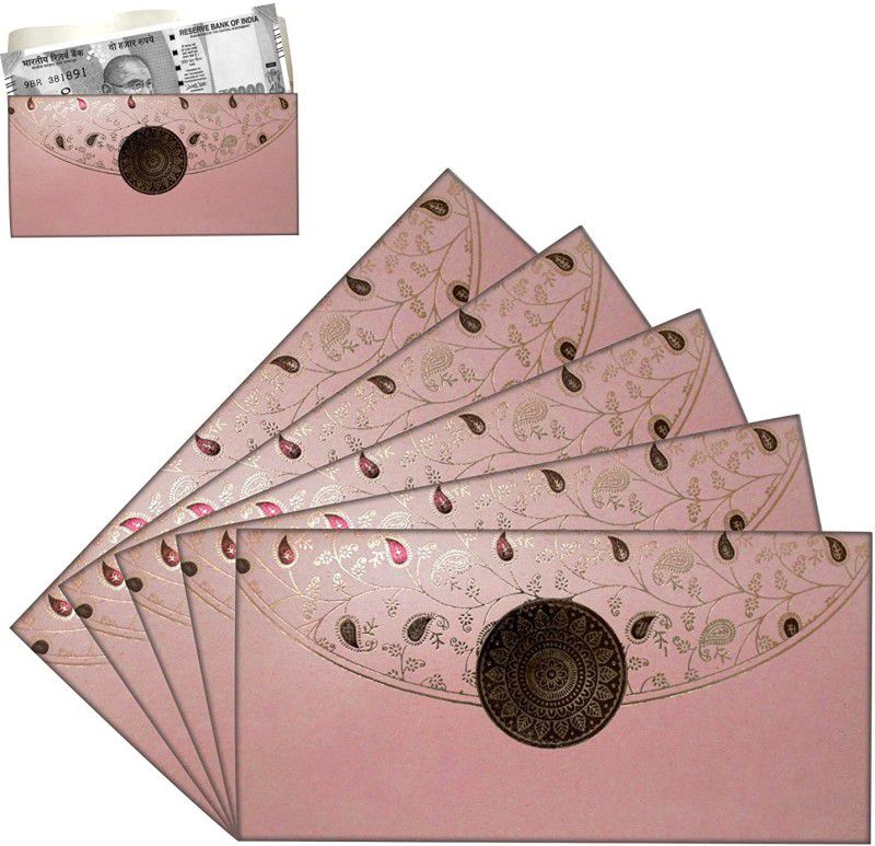 Home Genie Envelopes  (Pack of 5 Pink)