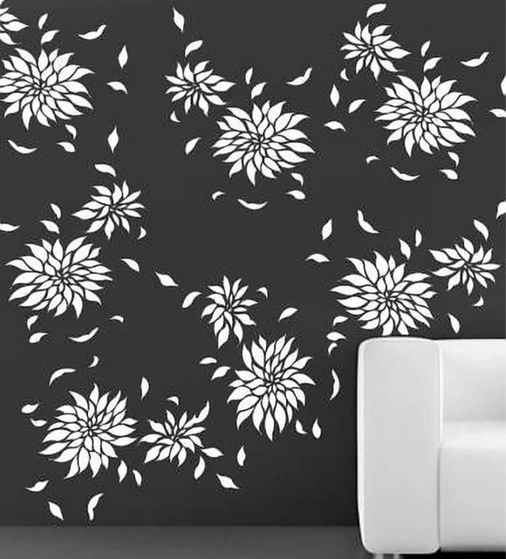 Aaradhya Collection A6150_R Wall Stencil Stencil  (Pack of 1, Floral)