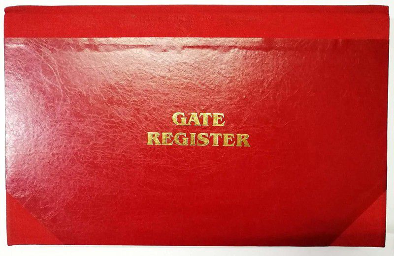 LRS Gate Register for Offices/ Schools/ Factories Premium Quality - 100 GSM paper - 100 Pages Gate Entry Register - 100GSM Paper - 100 Pages 0-Part Gate Register  (0 Sets)