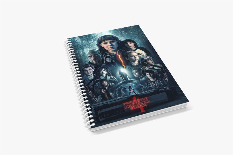 Pinklips Shopping Stranger Things A5 Notebook Ruled 100 Pages  (Multicolor)