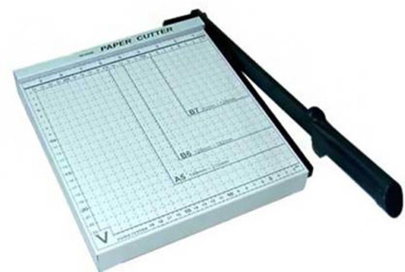 verena A4 Size Metal Grip Hand-held Paper Cutter  (Set Of 1, White)