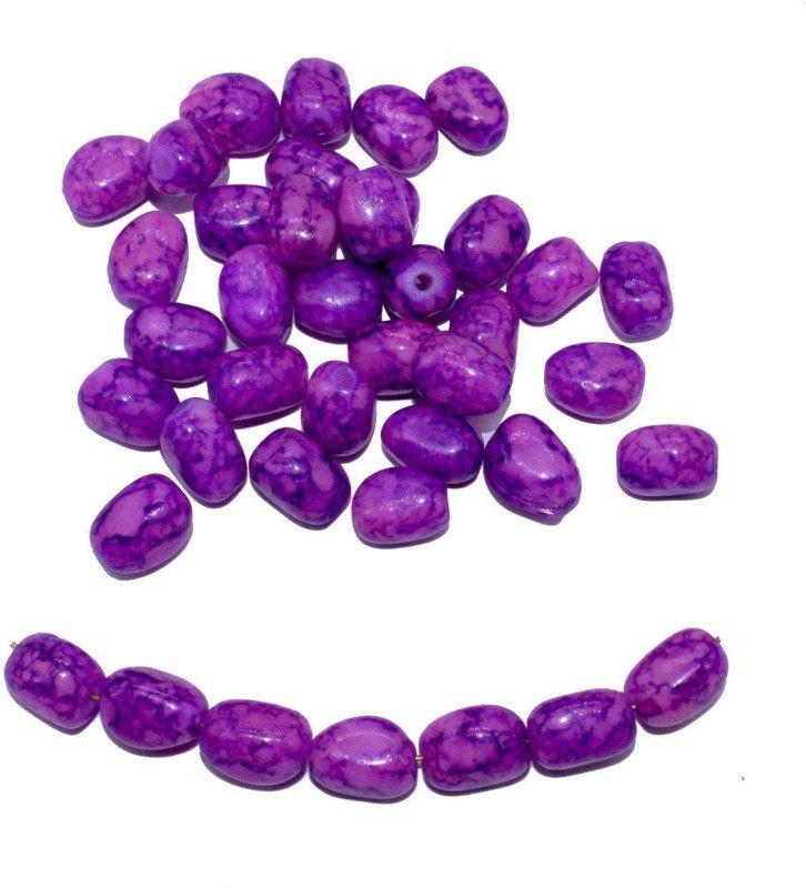 beadwaala Purple Beads  (50 g)