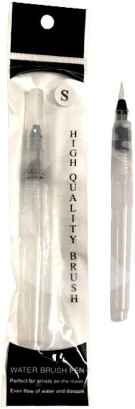 SMB ENTERPRISES Water Brush Pen for Watercolor Calligraphy Drawing Tool Marker- SMALL SIZE  (Set of 1, Multicolor)