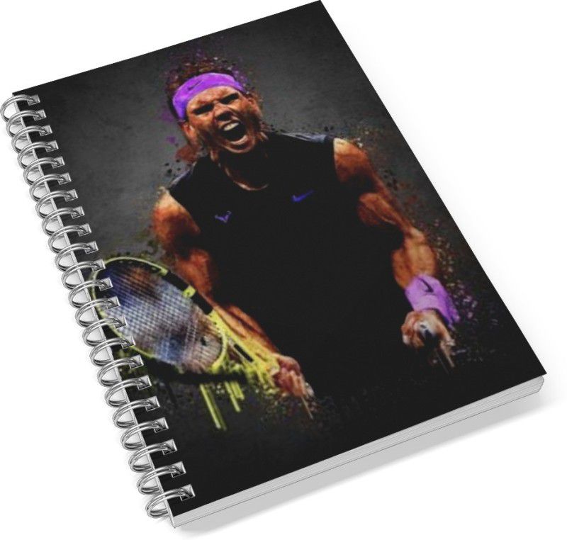 Pinklips Shopping Rafael Nadal A5 Notebook Ruled 100 Pages  (Multicolor)