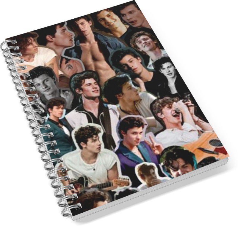 Pinklips Shopping Shawn Mendes A5 Notebook Ruled 100 Pages  (Multicolor)