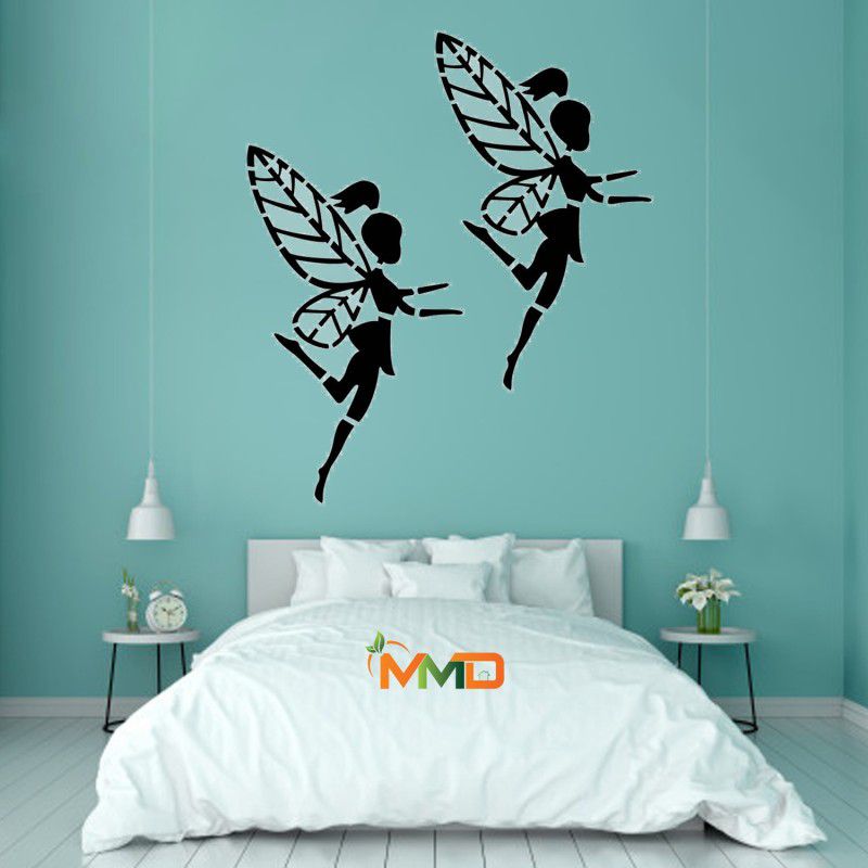 MMD DECORATION Daisy Fairy Wish Wall Stencil (Size:- 16" X 24") Daisy Fairy Wish Wall Stencil (Pack of 1, Fairy Pattern) reusable stencil for home office wall decoration painting stencil Wall Stencil Stencil  (Pack of 1, Fairy Pattern)