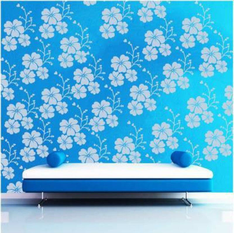 Dreamish Wall Stencil Pattern for Wall Decor, Plastic Reusable Wall Stencil for your Home, Bedroom, Living room Stylish and Classic Appearance for your House 400130 All Types of Wall::floors::furniture::crafts Stencil  (Pack of 1, Floral Pattern)