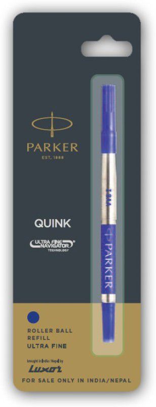 PARKER Ultra Fine Navigator Roller Pen Blue 1 Refills Ball Pen  (Black)