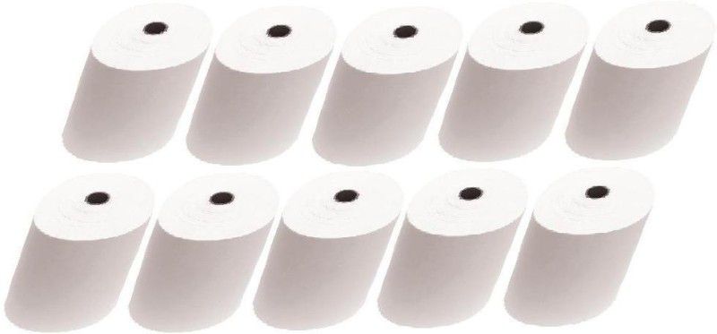youlogic 79mmX55Mtr (meter) Thermal Paper Biling Rolls (Pack of 10) Original Paper Product 70 Gsm Thermal Cash Register Paper  (79 mm x 5500 cm)