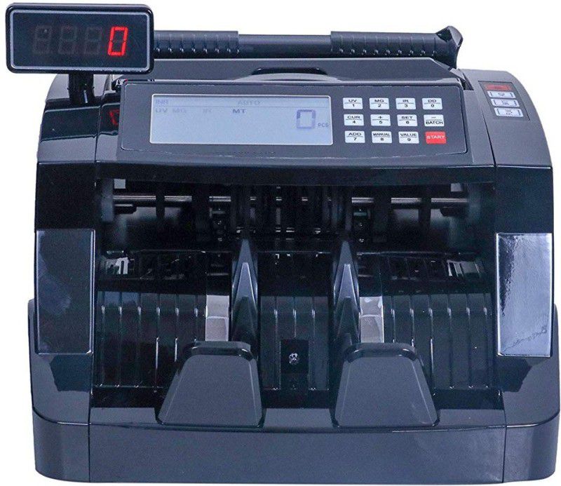 MME stylish lcd display manual value currency counting machine for all denominations 10,20,50,100,200,500,2000 Note Counting Machine  (Counting Speed - 1000 notes/min)