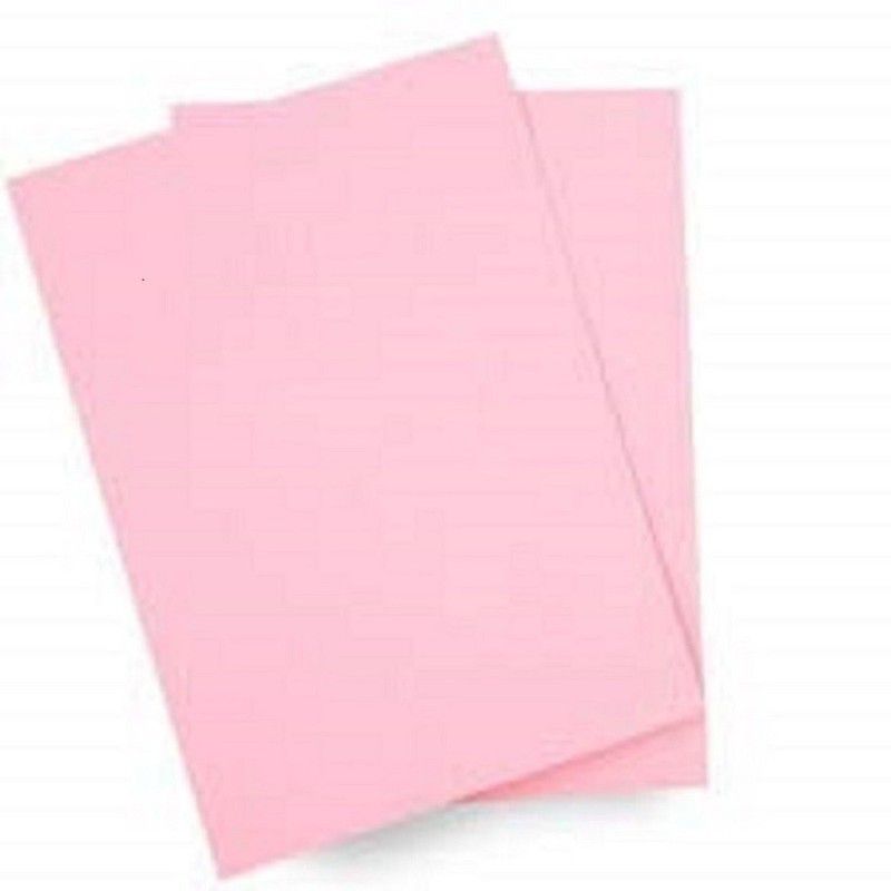 Eclet A3 50 Sheet Baby Pink Both side coloured sheet 180 GSM (Light Pink) A4 180 gsm Coloured Paper  (Set of 1, Pink)