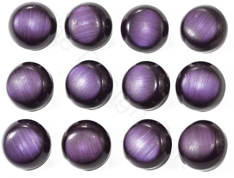 The Design Cart Purple Size-32L / 20 mm / 0.81 inches Acrylic Buttons  (Pack of 12)