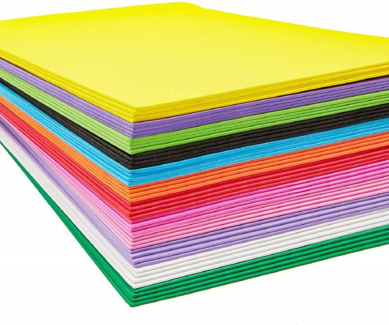 Eclet 100 pcs A4 Size Color Sheets (10 Sheets Each Color) Art and Craft Paper Double Sided Colored(Length -27.5 cm Width - 20.3 cm) A4 90 gsm Coloured Paper  (Set of 1, Multicolor)