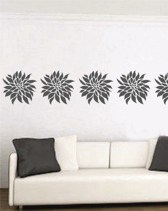 Nulomi Wall Stencil Painting for Home Decoration-1326 Wall stencil Stencil  (Pack of 1, Flower)