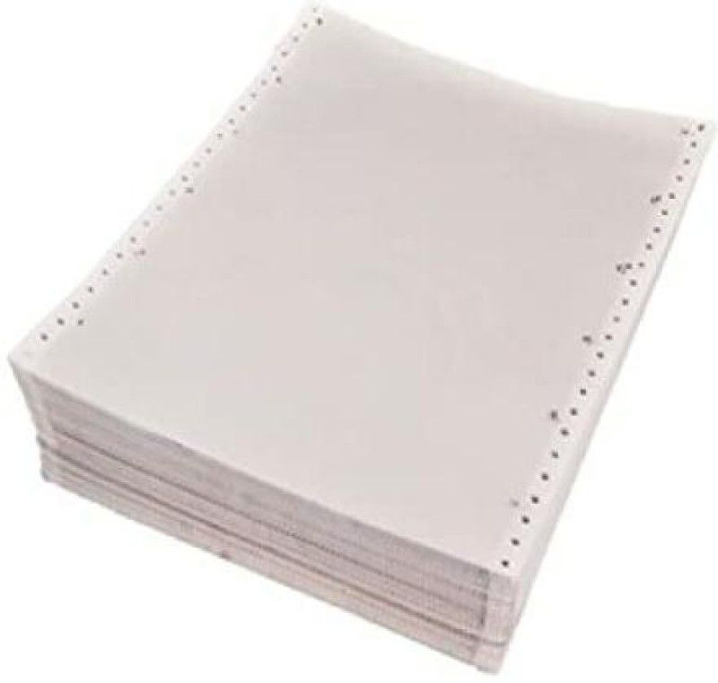 Qrom computer paper cm 15*12*1*60 gsm 58 gsm, 58 gsm A4 paper  (Set of 1000, White)