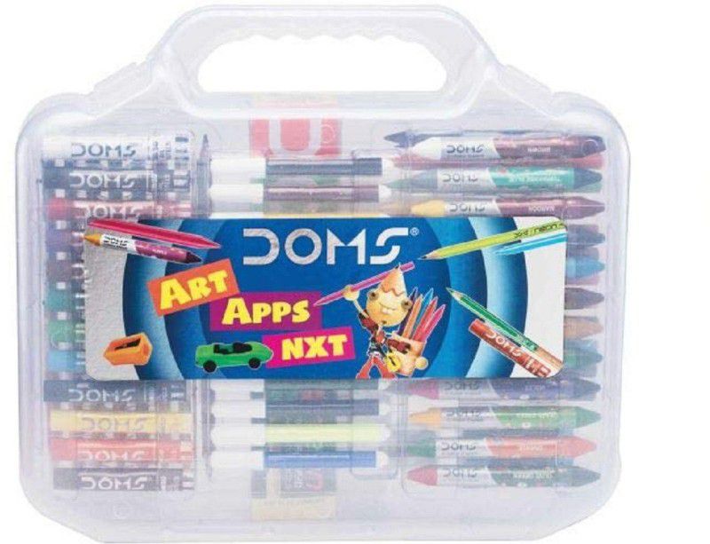 DOMS Art Apps Nxt Crayons Box Pack of 1  (Multicolor)