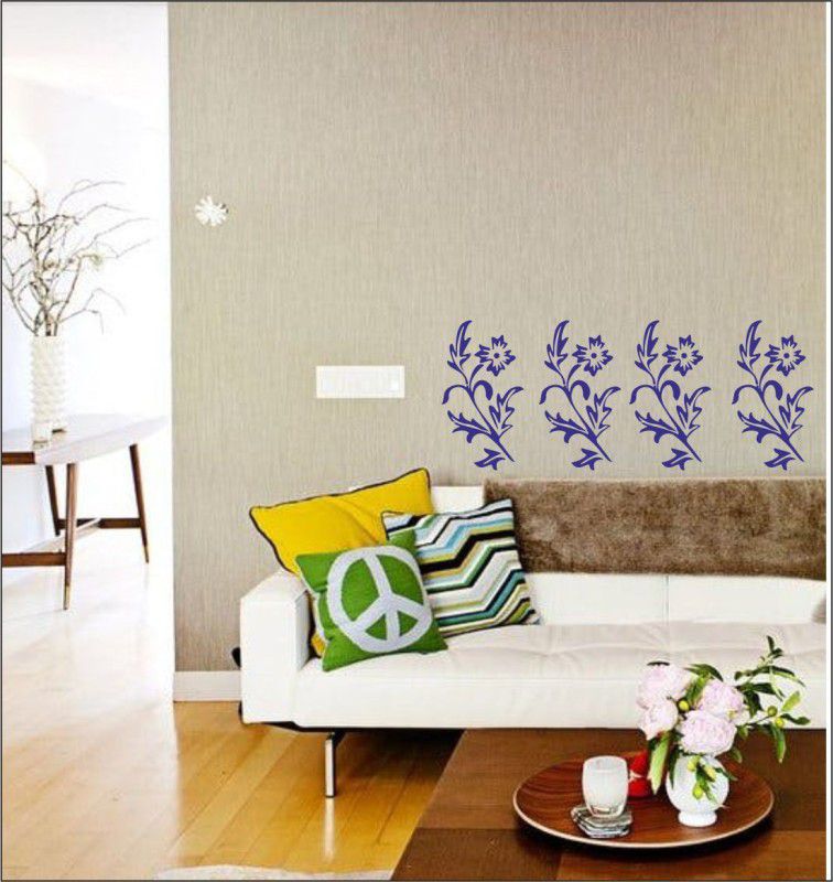 Nulomi Wall Stencil Painting for Home Decoration(12*12)-1189 Wall stencil Stencil  (Pack of 1, Flower, Leaves)
