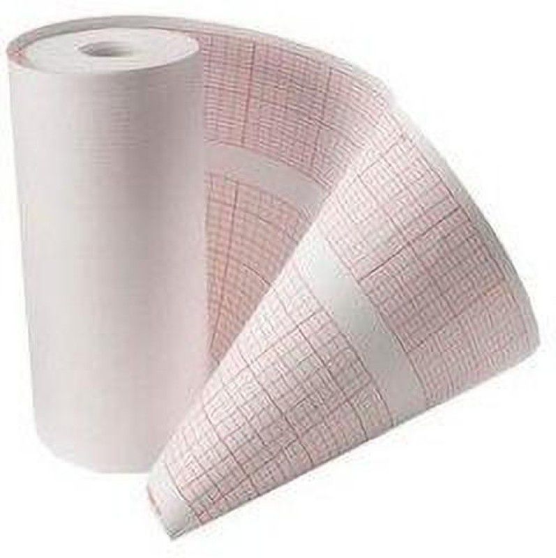 DHC ECG PAPER Magic-R (105mmX20mtr) 105MM X 20MTR 70 gsm Thermal Paper  (Set of 10, Red)