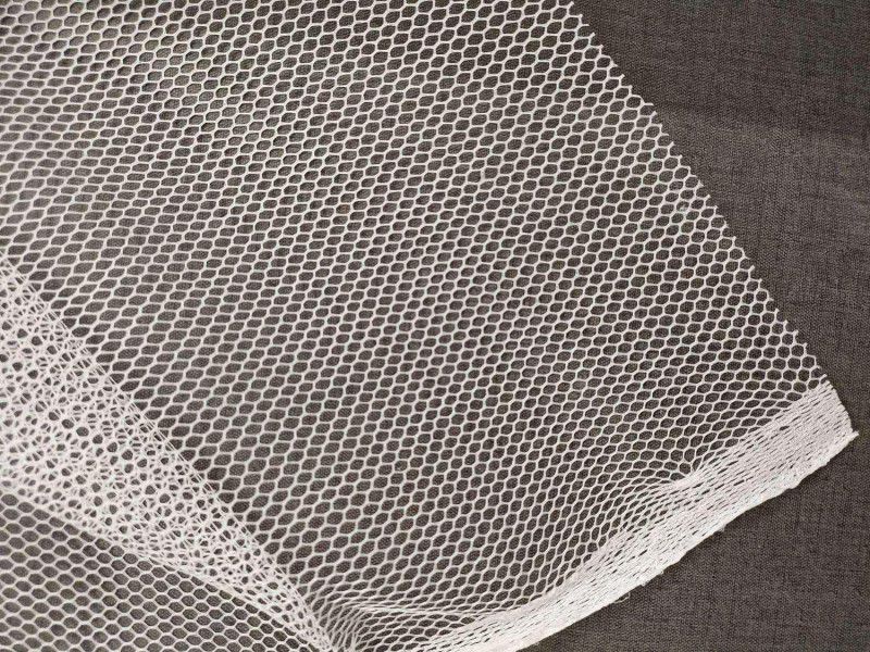 Shree Hari Traders 1 Meter White Polyester Non-Dyeable Big Hole Can-Can Net 10 Count Aida Cloth  (39 inch x 42 inch)